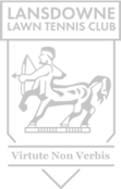 Lansdowne Lawn Tennis Club crest grey